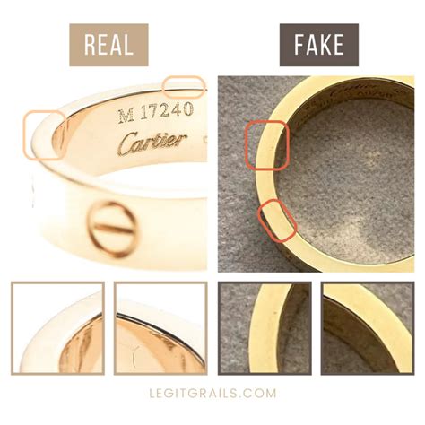 cartier ring real vs fake|cartier ring scam.